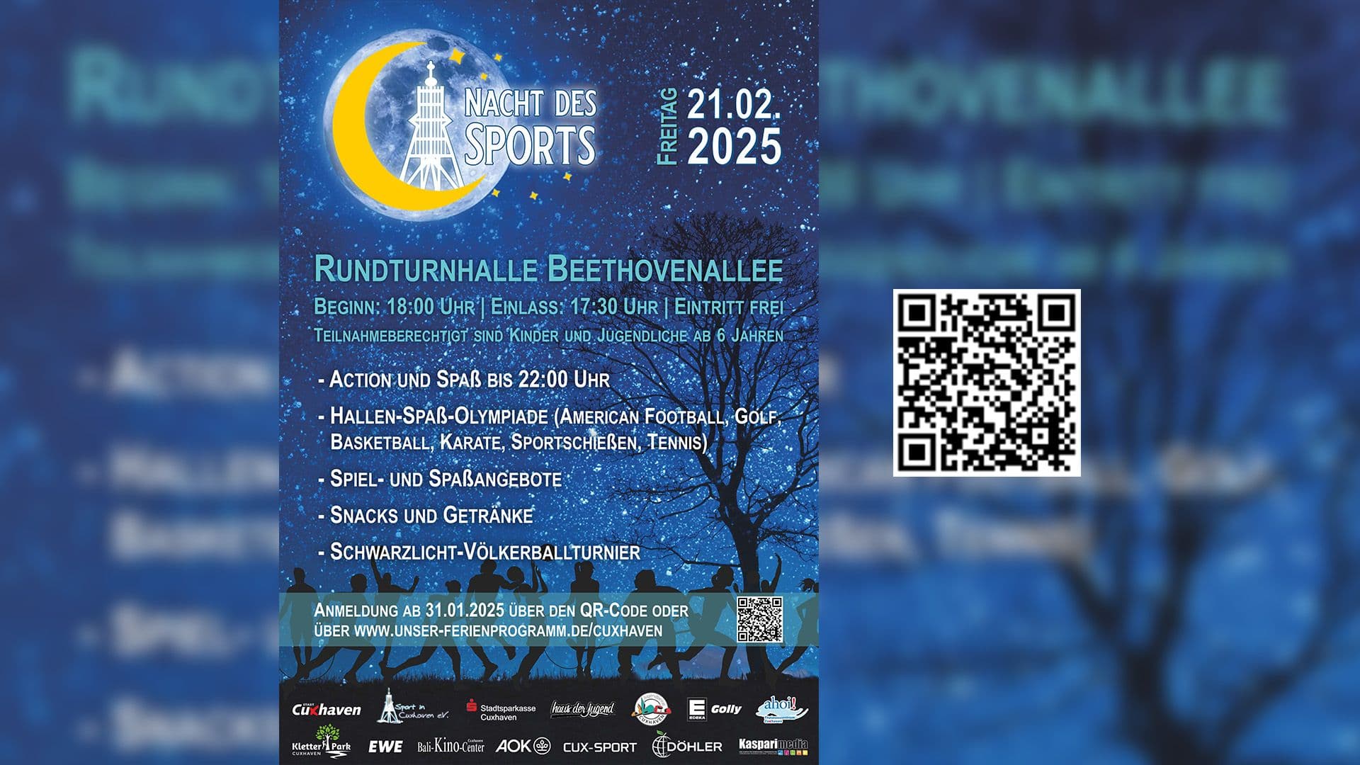 Artikelbild: Fünfte Nacht des Sports in Cuxhaven: Ein sportliches Highlight für Kinder und Jugendliche