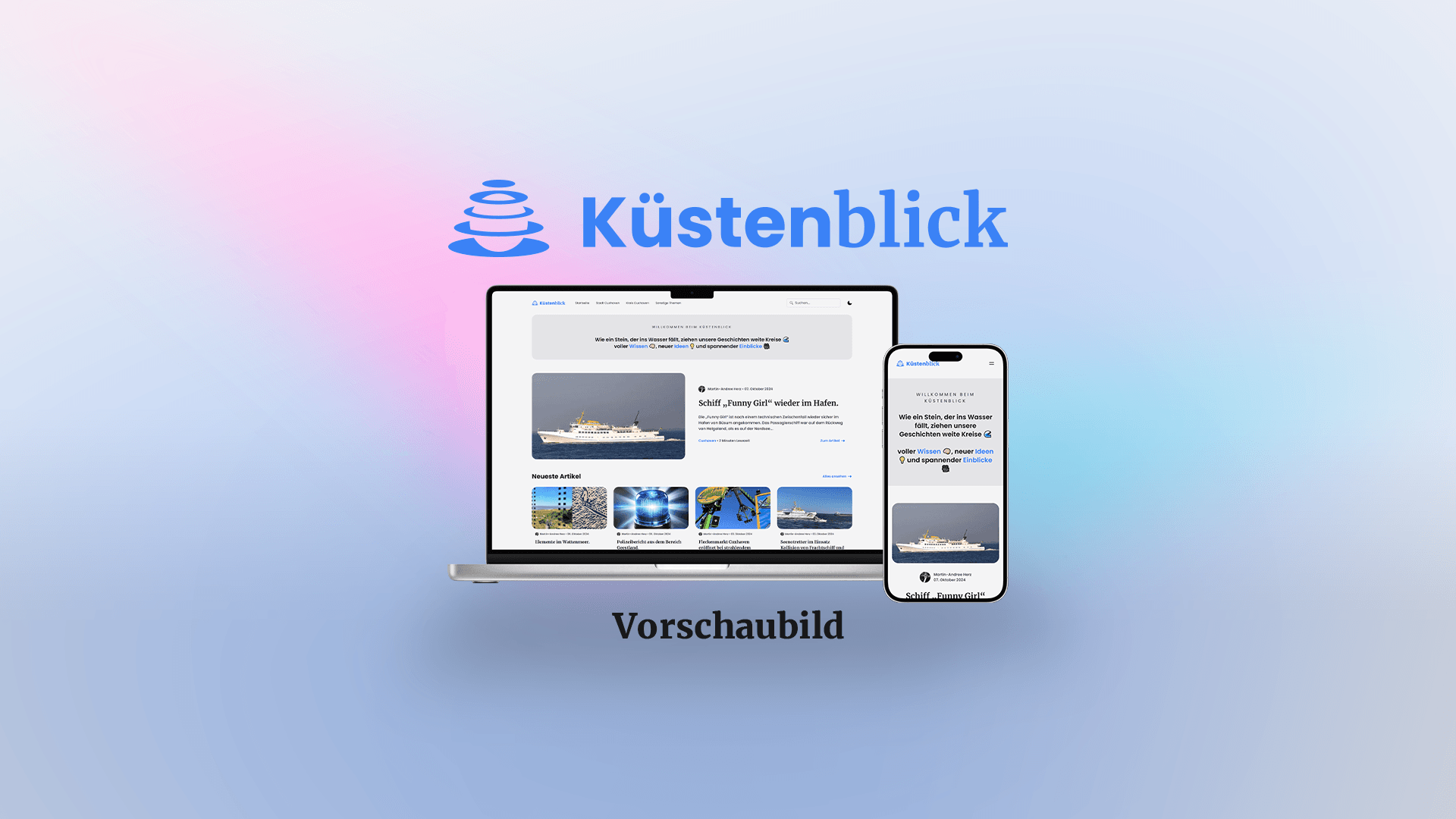 Artikelbild: Willkommen bei „Küstenblick 2.0“ – Unsere neue Webseite ist live!